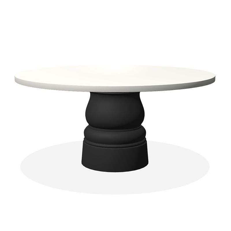 コンテナテーブルフットニューアンティークス7156 ブラック テーブル