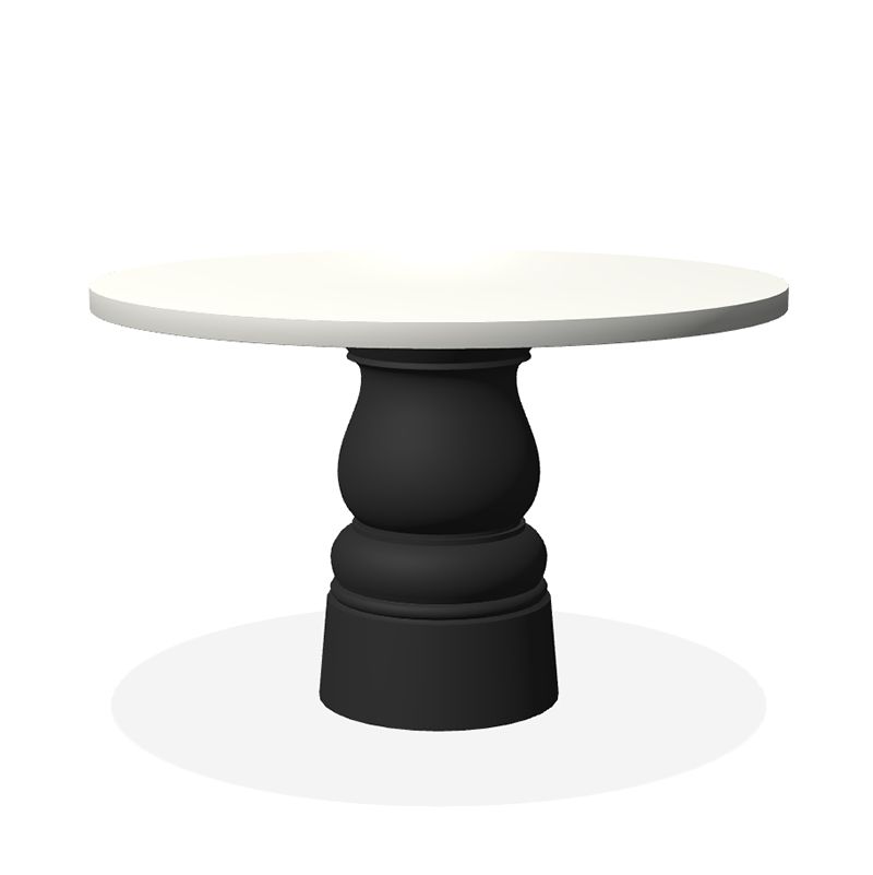 コンテナテーブルフットニューアンティークス7143 ブラック テーブル
