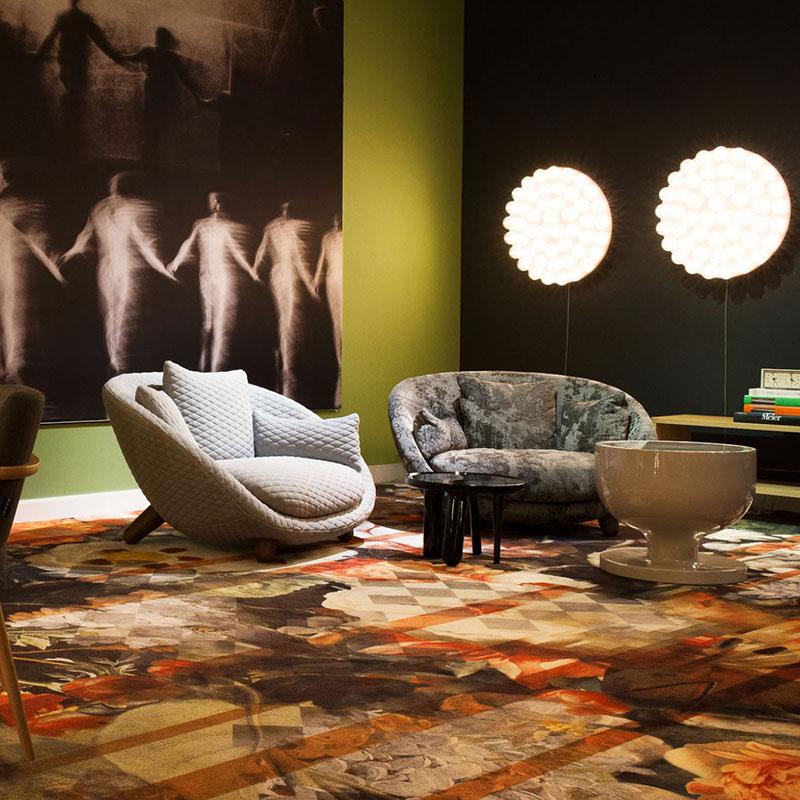 ラブソファー ブークレ コンポジション レインボー W脚｜moooi Japan 