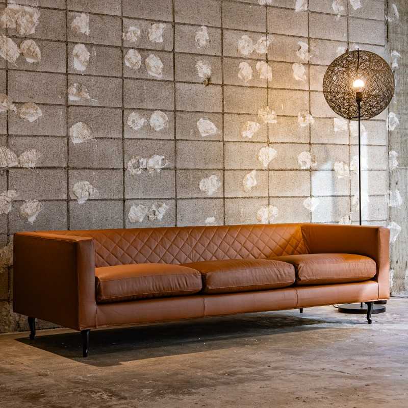 ブティックソファブラウンレザーToes BLKセット｜moooi Japan｜モーイ