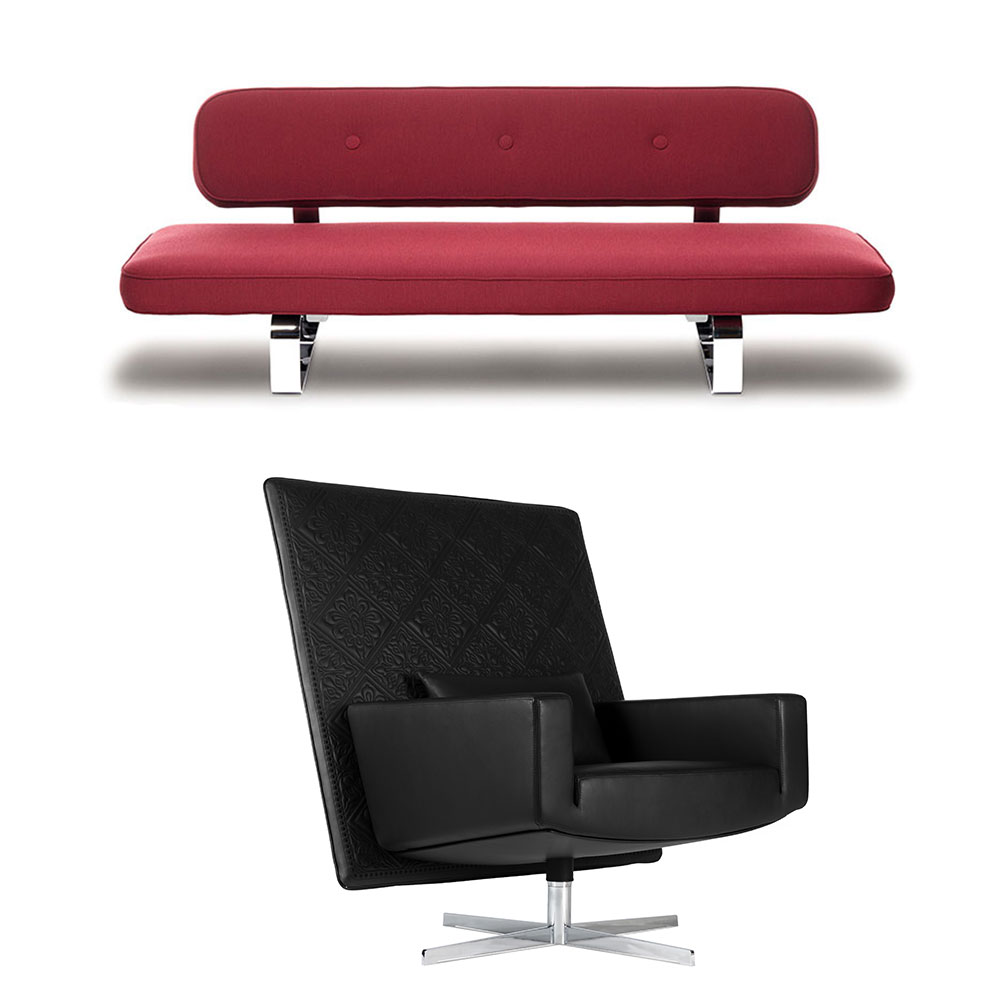 ジャクソンチェア ブークレ ブラックホワイト｜moooi Japan
